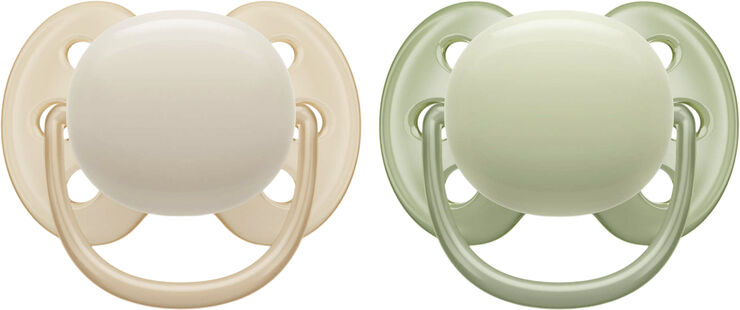 Philips Avent ultra soft sut - Pakke med 2 - 0-6m