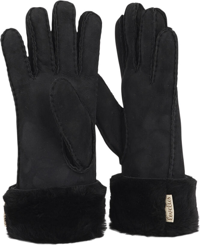 KELLY LONG - GLOWES - SHEEP SKIN W/ SHEARLING CUFF