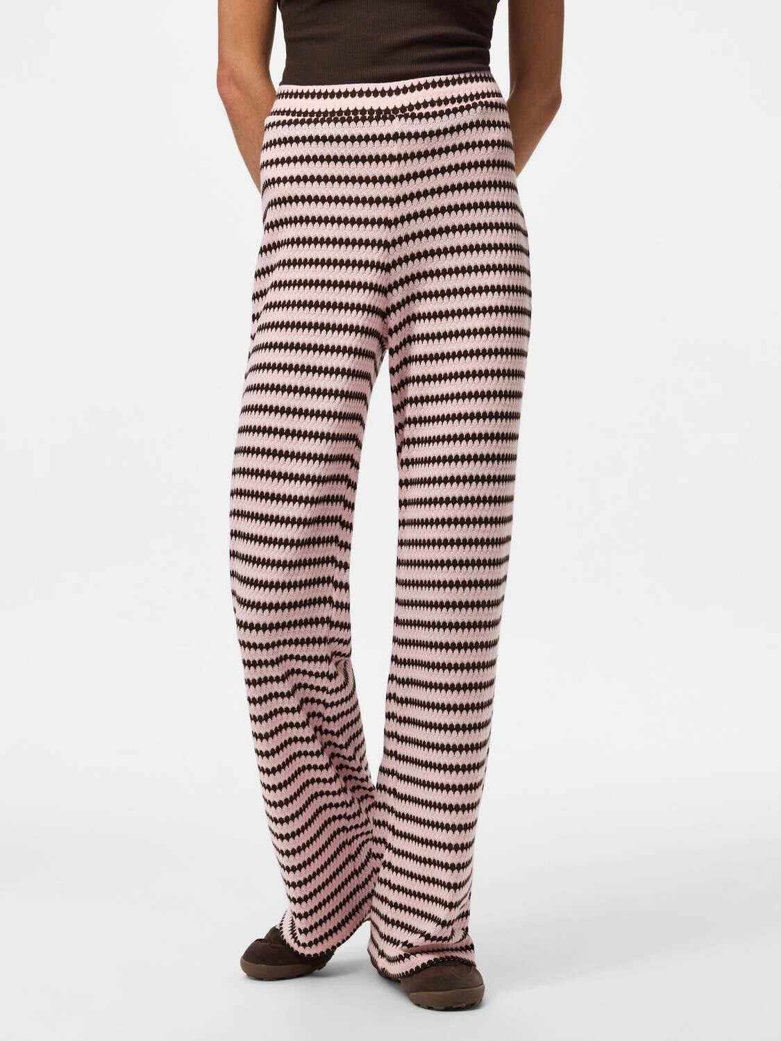 Pcjeya Hw Wide Knit Pant D2D Jrs