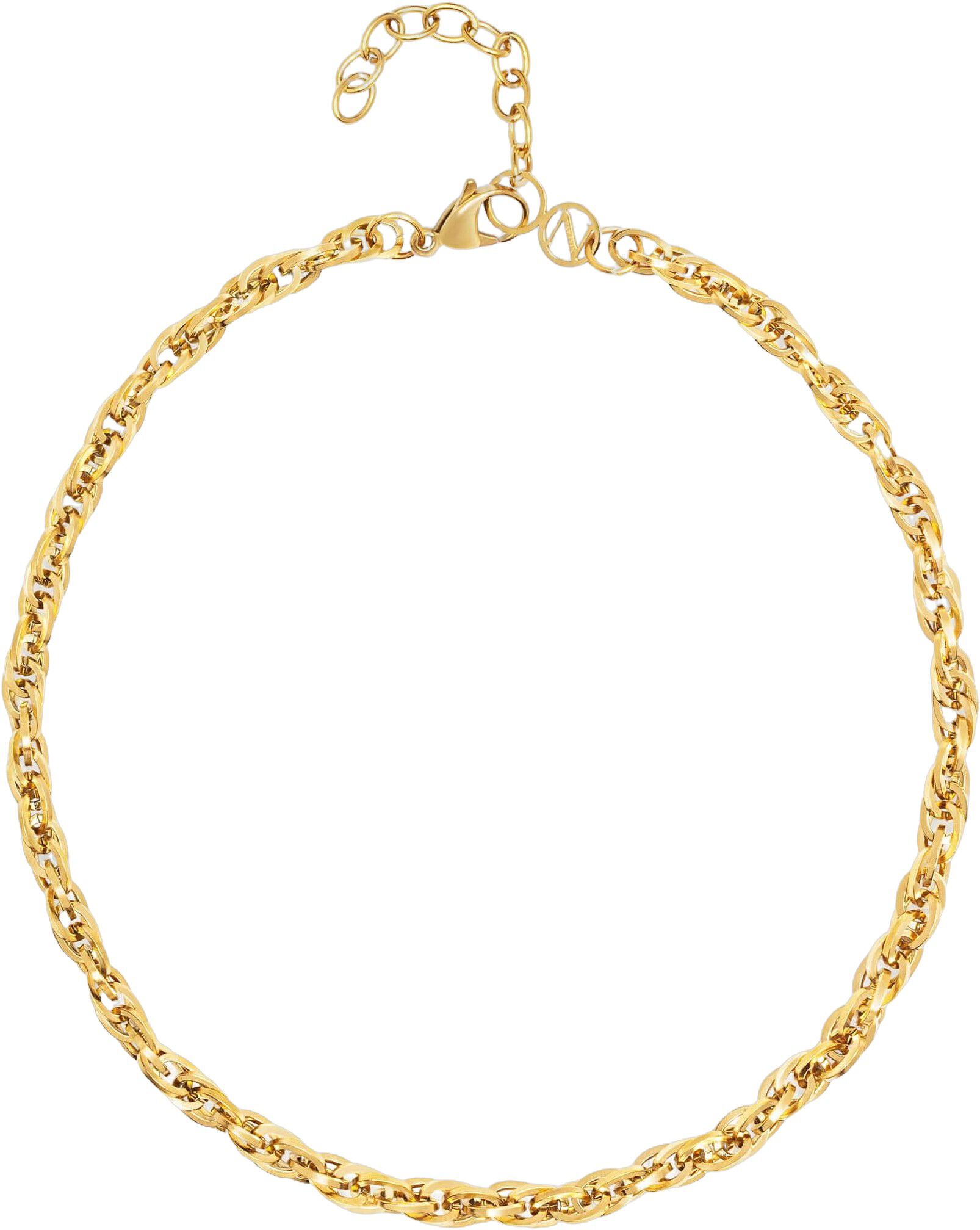 Women's Gold Rope Chain Choker