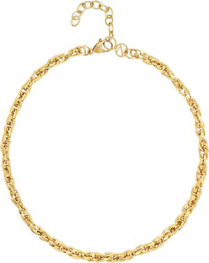 Women's Gold Rope Chain Choker