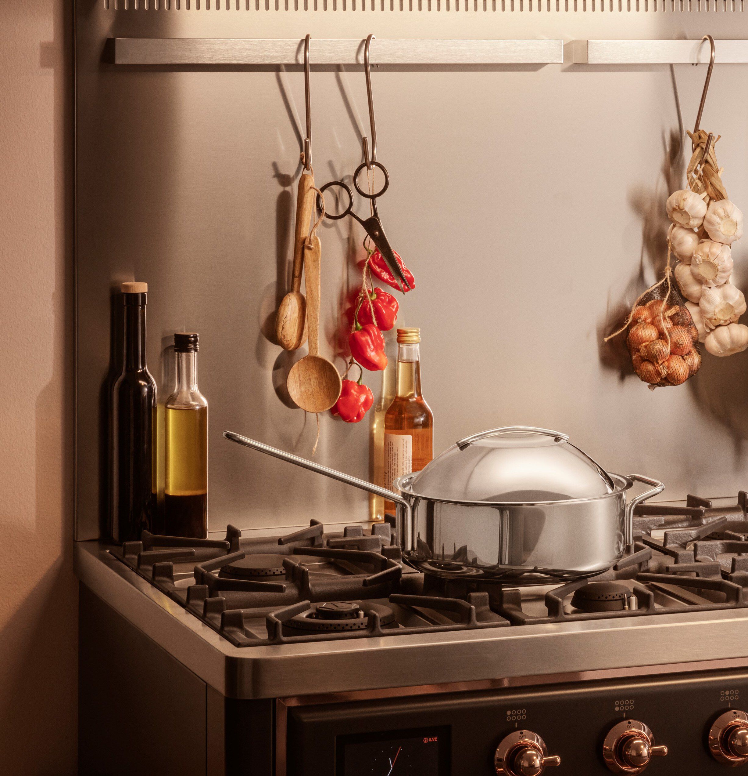 Kuppell&aring;g 20 cm rustfrit st&aring;l