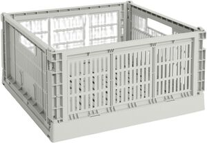 HAY Colour Crate-Large Square-Grey