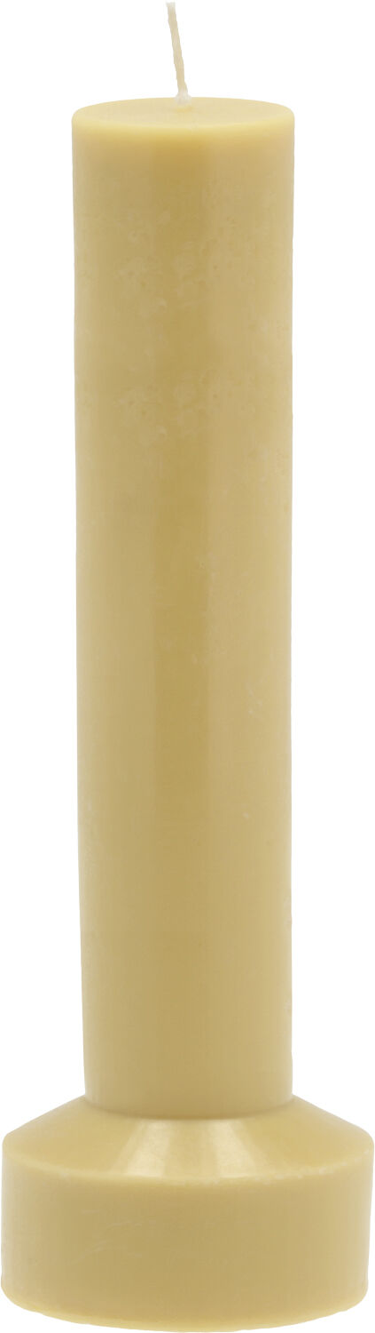 Blockljus Hvils D8 x 23 cm Dusty Yellow Paraffin/Stearin