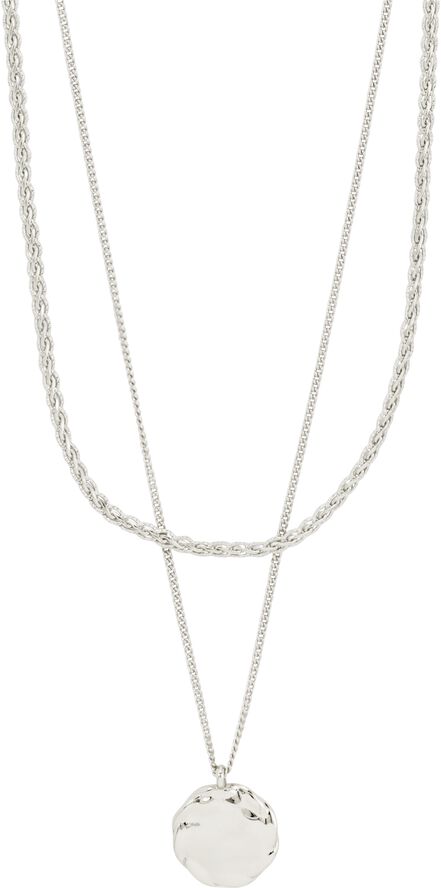 DECLAN necklace 2-in-1 set, silver-plated