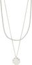 DECLAN necklace 2-in-1 set, silver-plated
