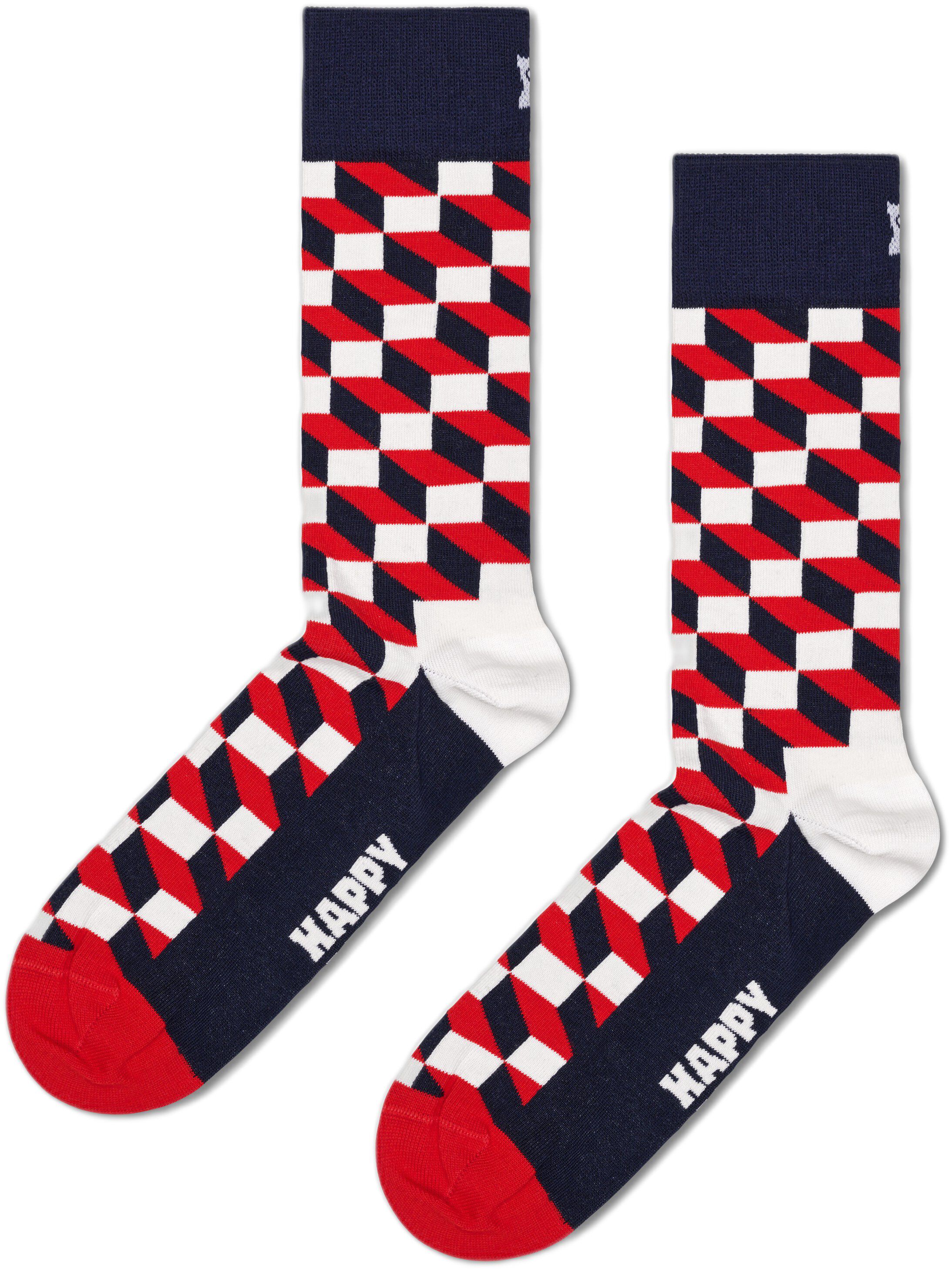 3-Pack Classic Filled Optic Socks