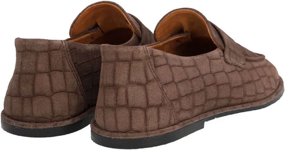 Ultrabl&oslash;d loafer med stikningsdetalje