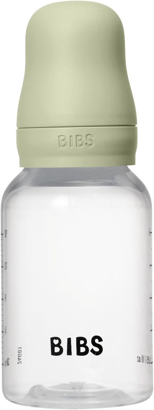 BIBS Baby Bottle Round Silicone 1 pack 150 ml Slow Flow Sage