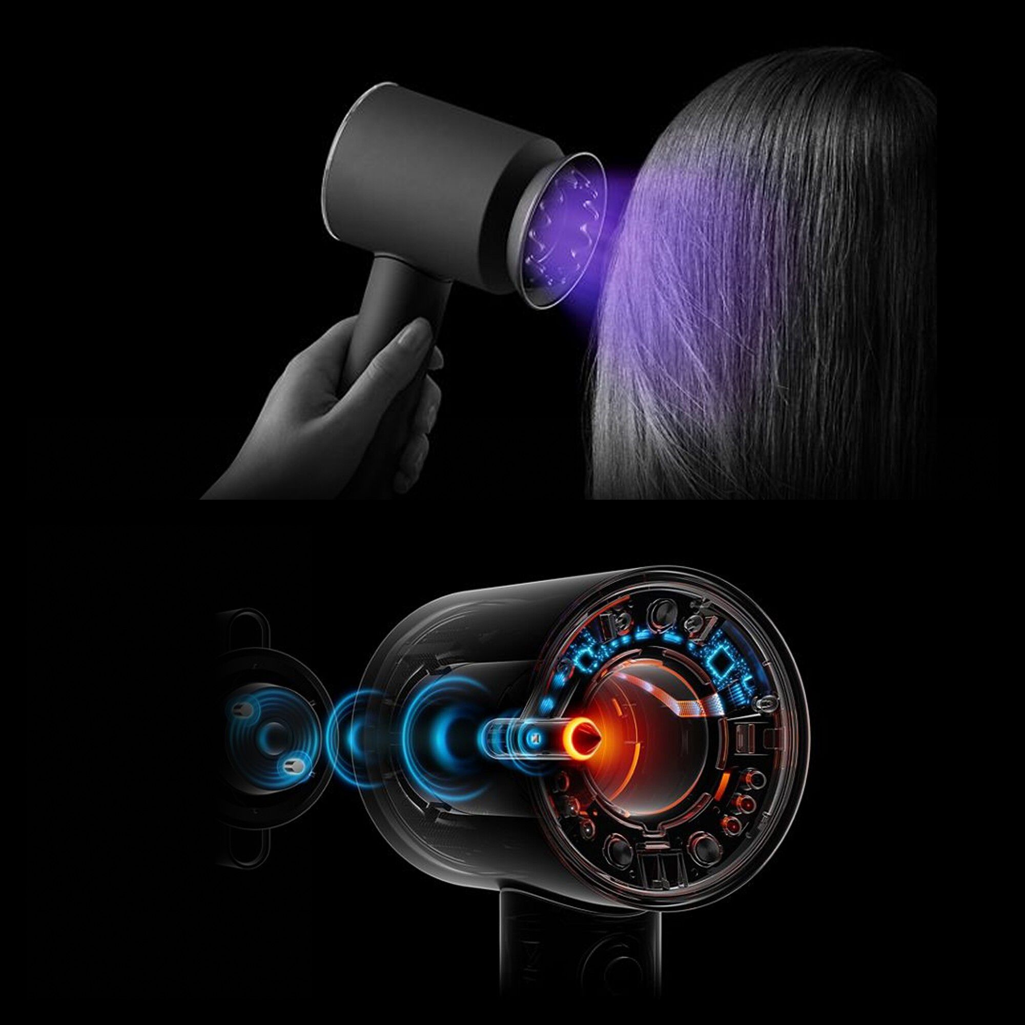 Dyson Supersonic Nural hair dryer Straight+Wavy