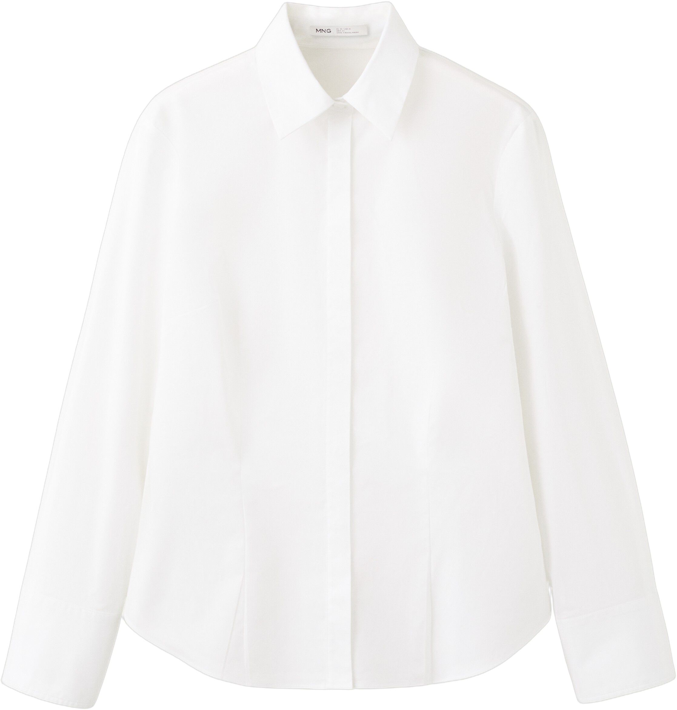 Slim-fit poplin shirt