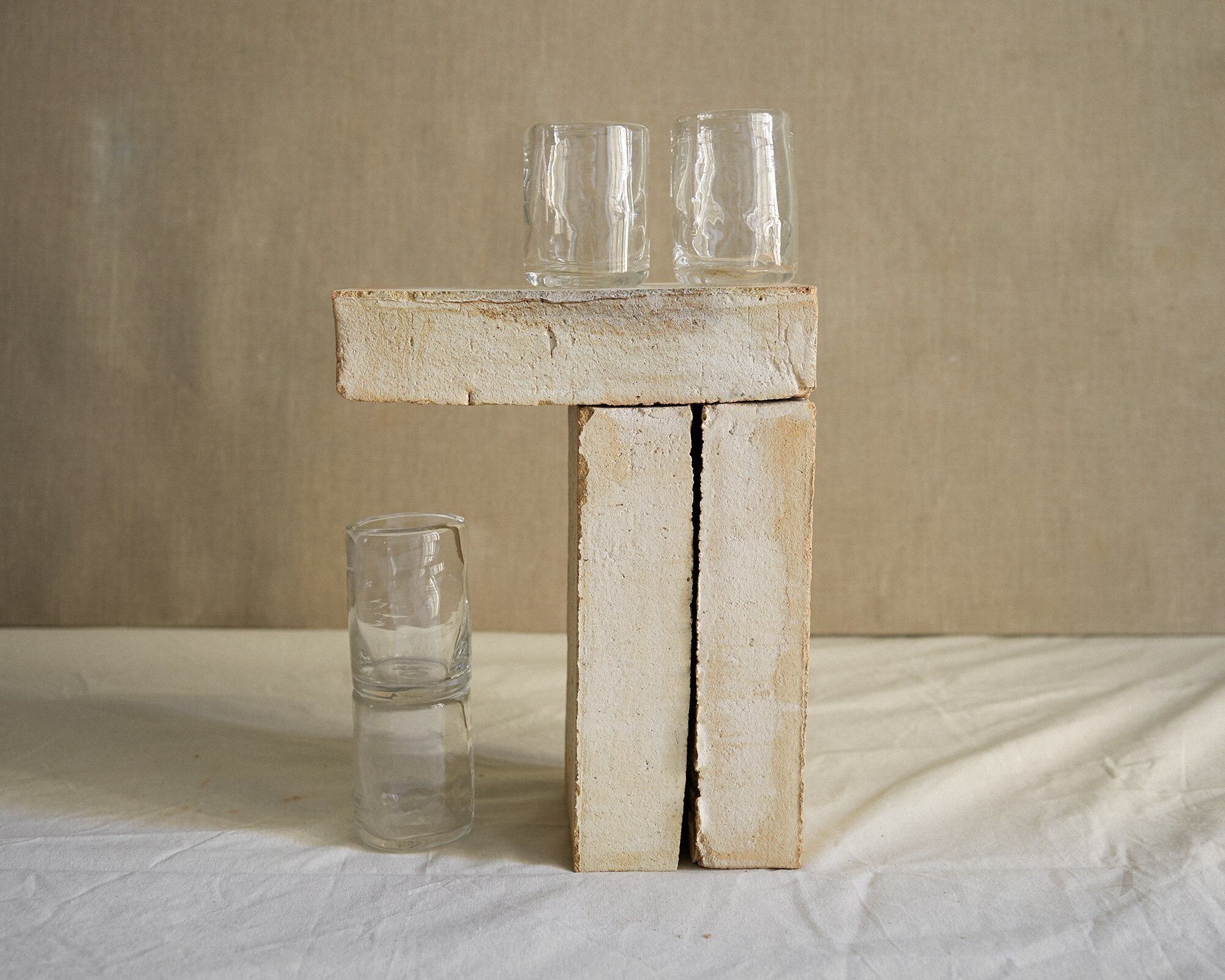 0405 Glass Set of Four | Clear | Small