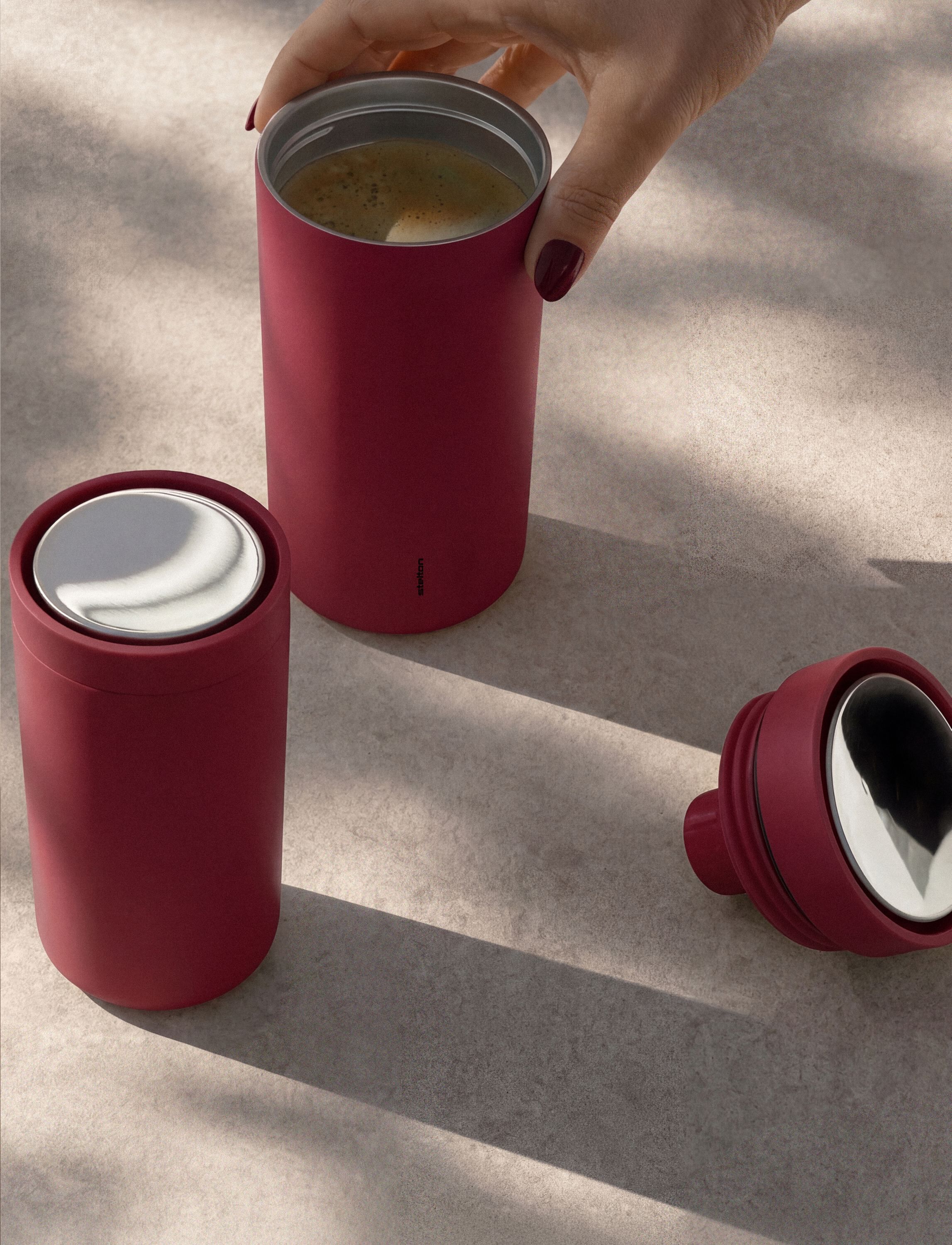 To Go Click termosmugg 0.4 l. soft cherry red