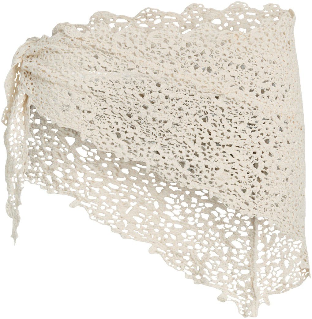 PCKASMIN TRIANGLE CROCHET SCARF