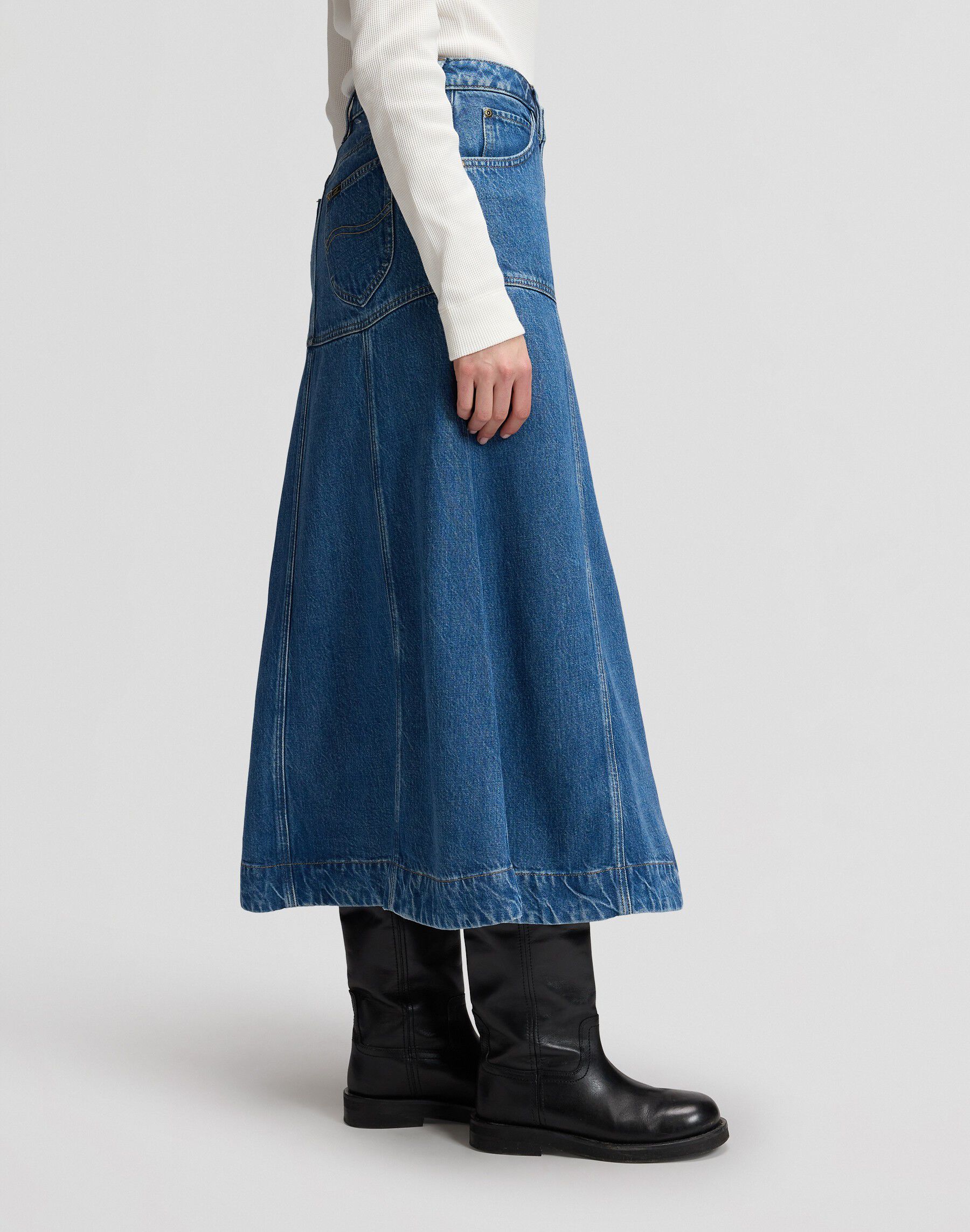SEAMED_MIDI_SKIRT TORRENTIAL