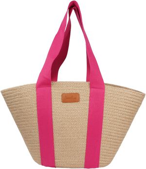 PEPPINO - JUTE BAG WITH COTTON HANDLES 45 X 40 CM