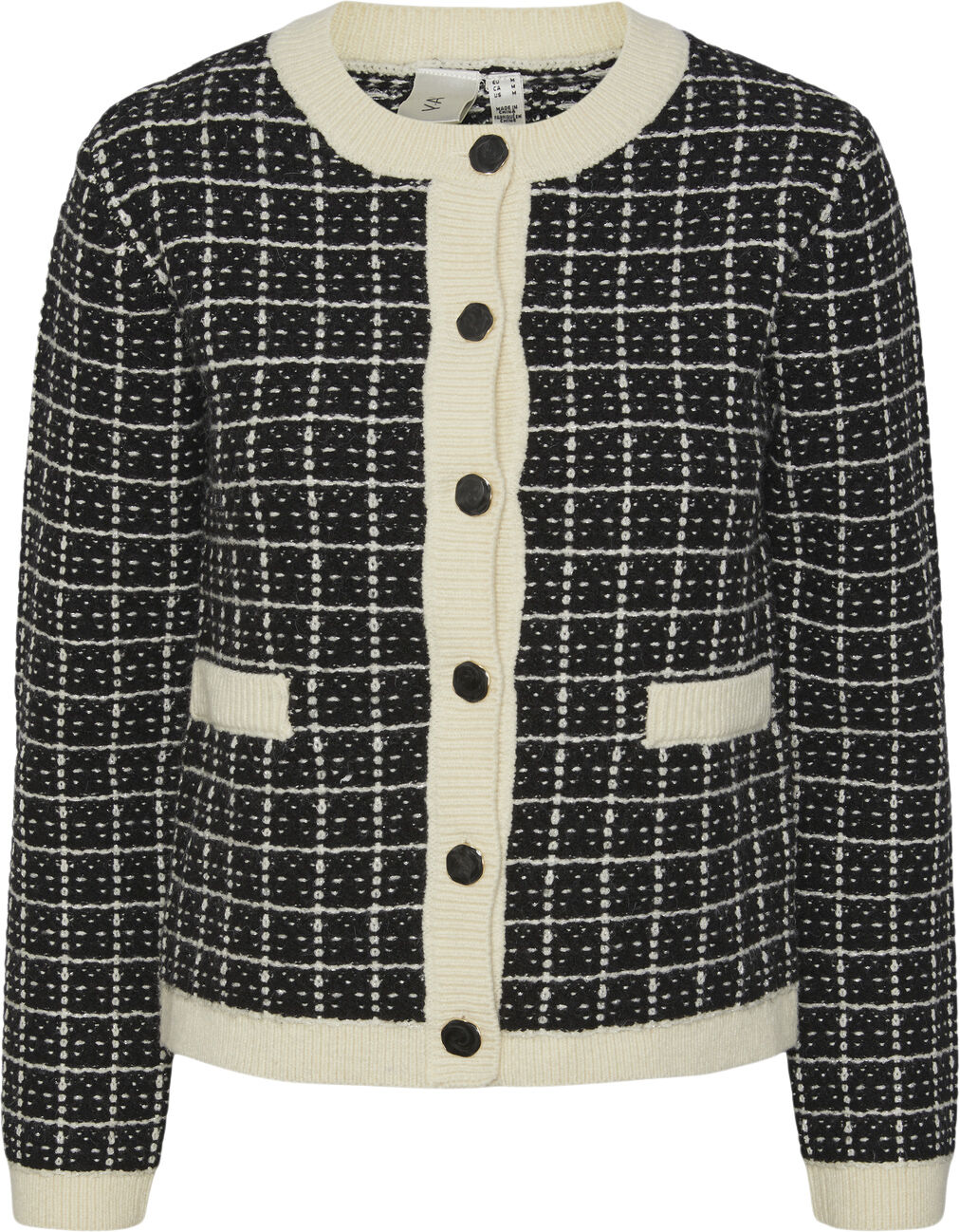 YASLIVIA LS SHORT KNIT CARDIGAN NOO