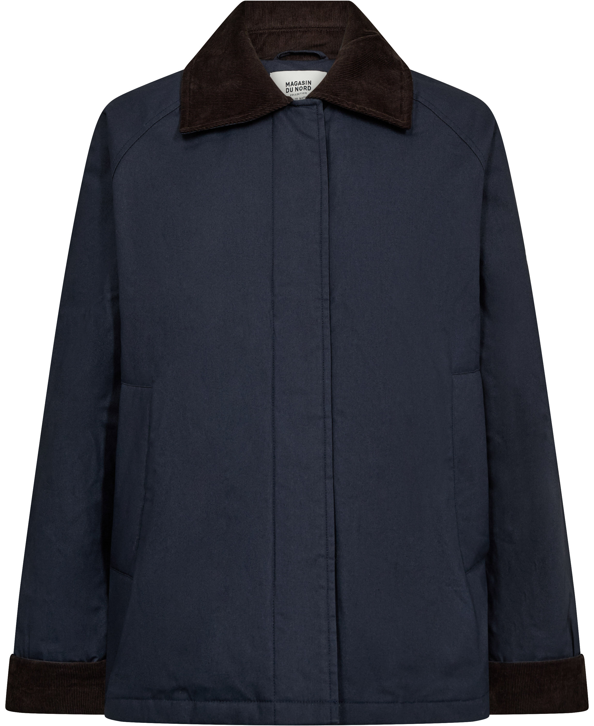 Emmy 4 Check kort jakke med fl&oslash;jl kanter - GRS