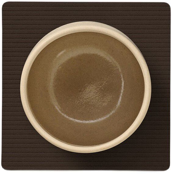Glass Mat Square Corduroy Hazel