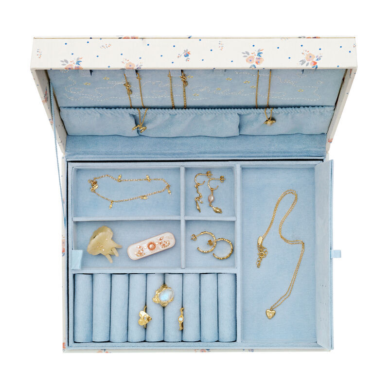 Margaret Jewelry Box Sky Blue
