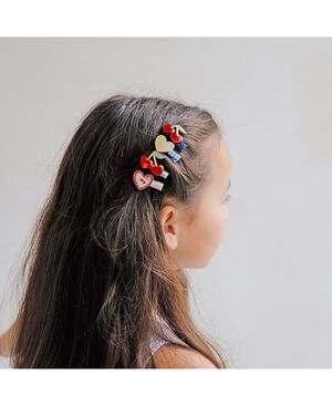 Mimi & Lula - 8 h&aring;rclips - Mini Red Cherries Mon Cheri