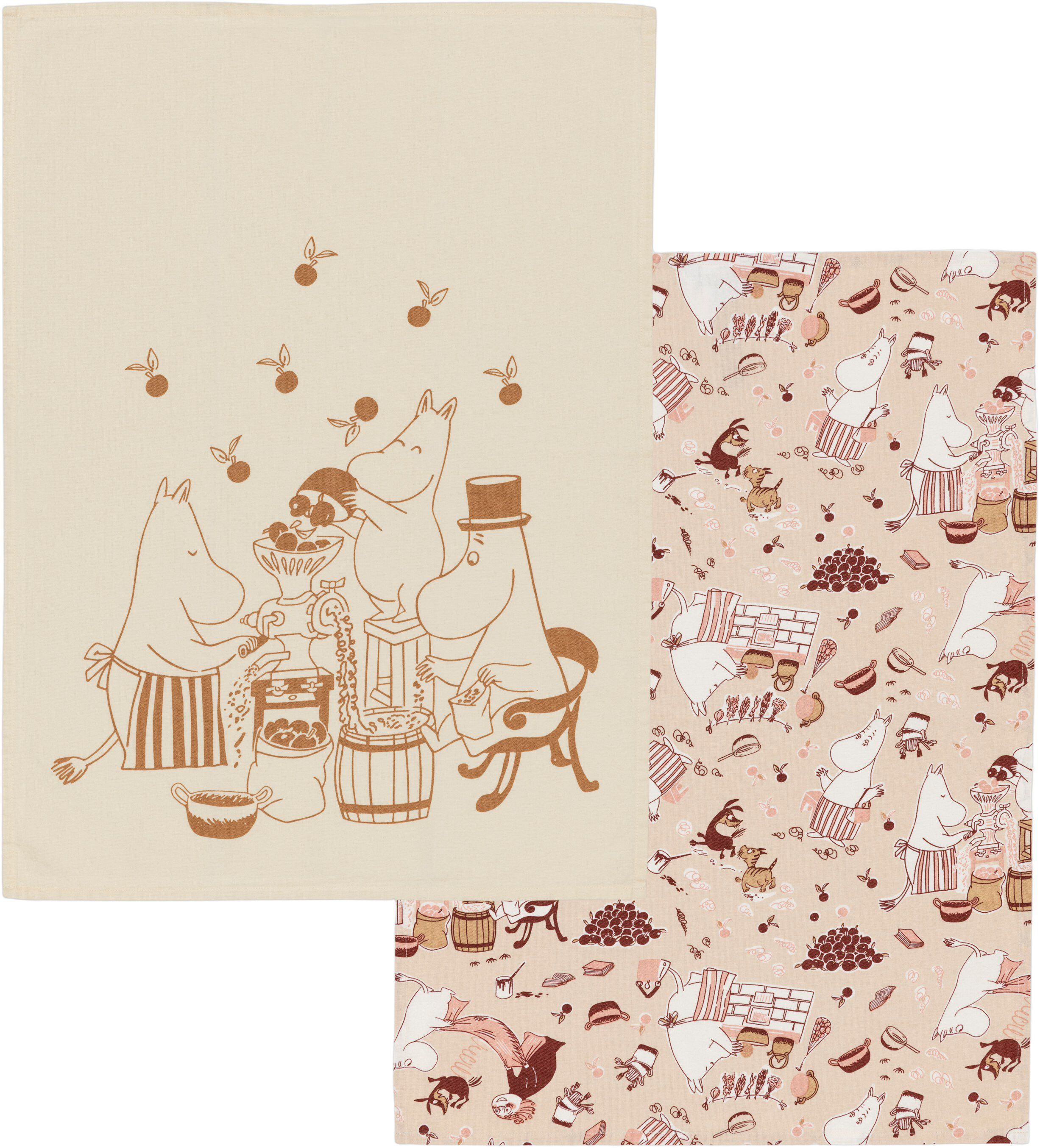 Moomin k. twl set 50x70 Housekeeping GOTS