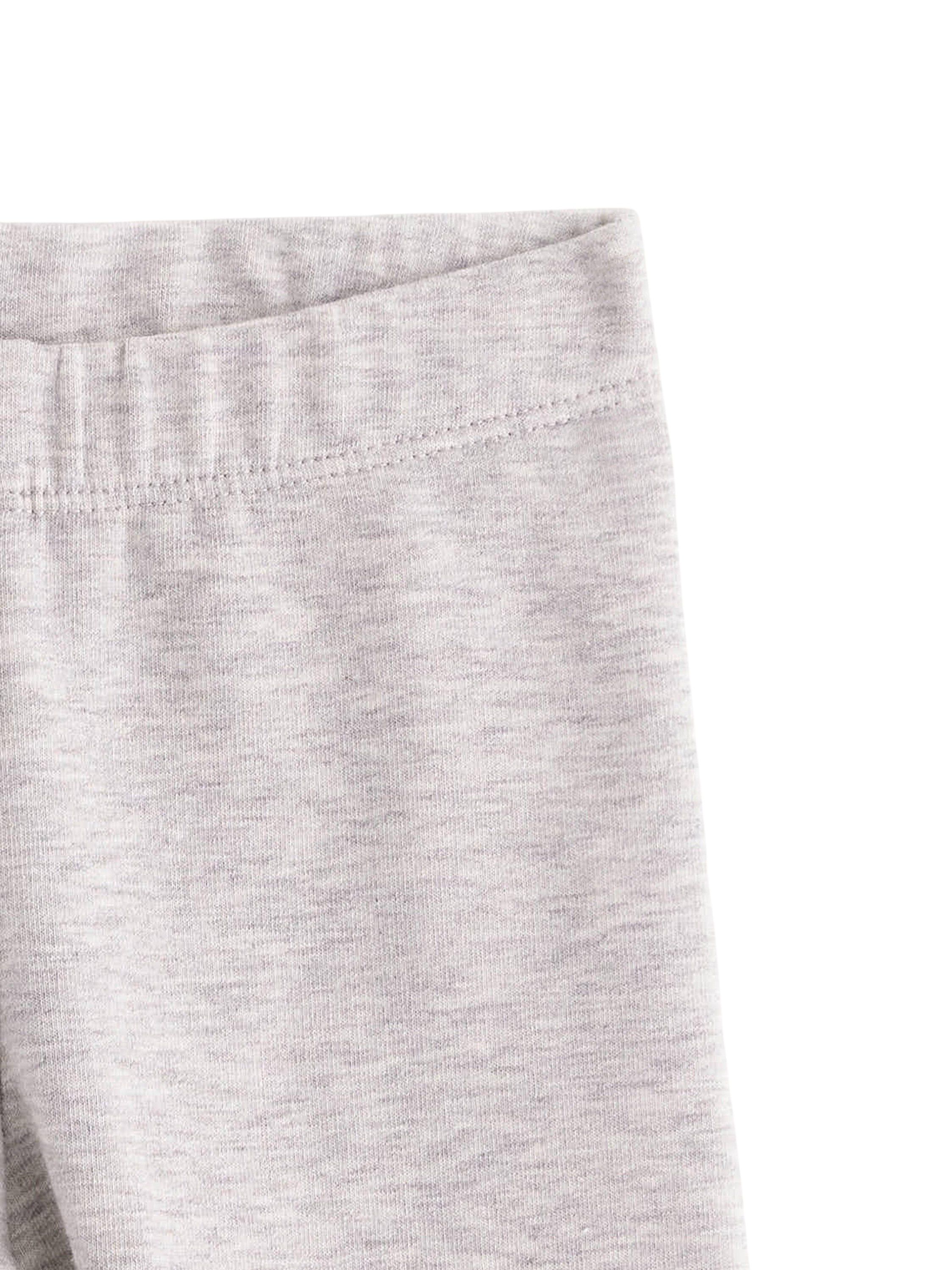 Mjuka leggings i trik&aring; med res&aring;r