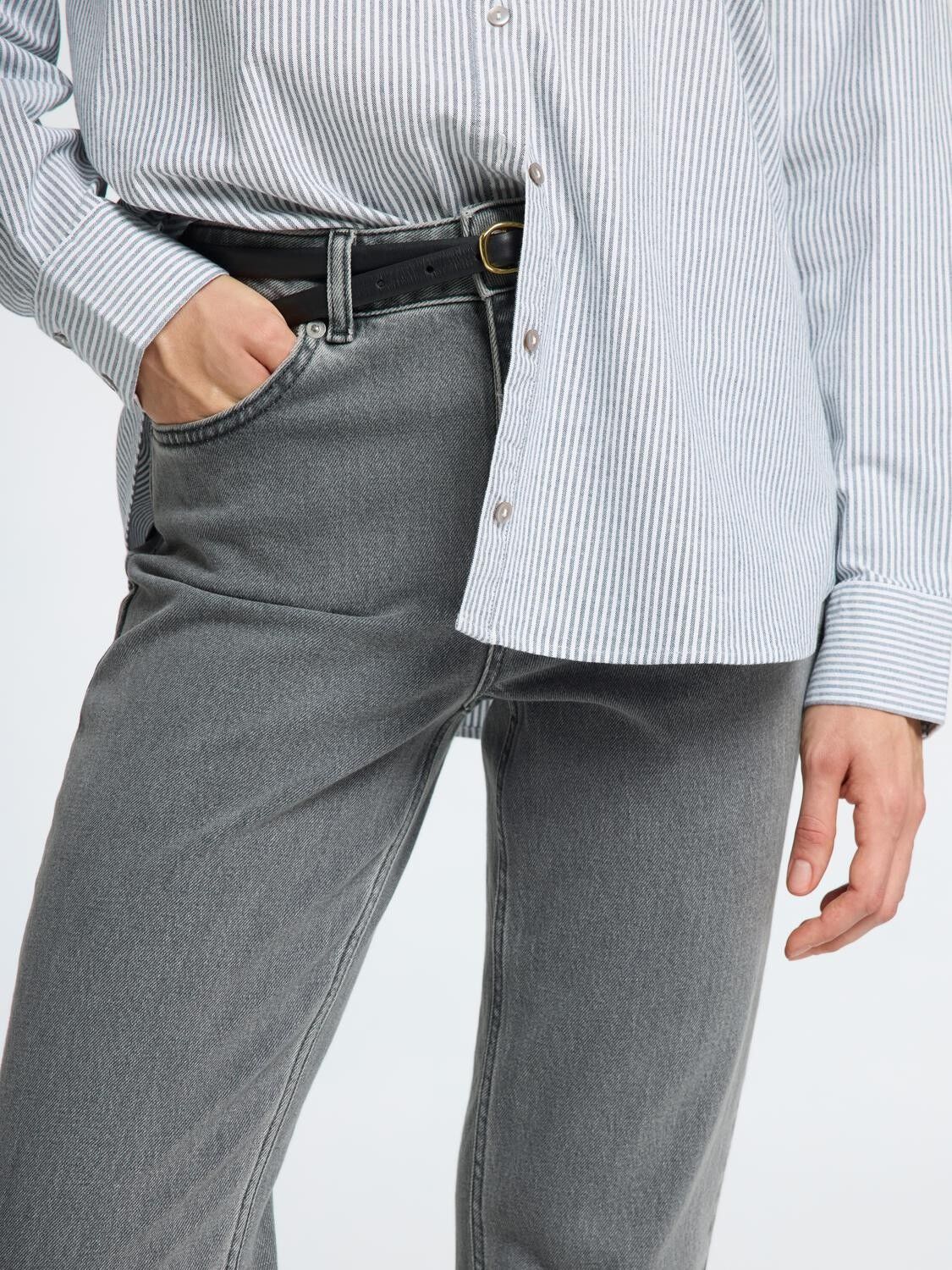 Slwalice Mw Straight Eloise Grey Jeans