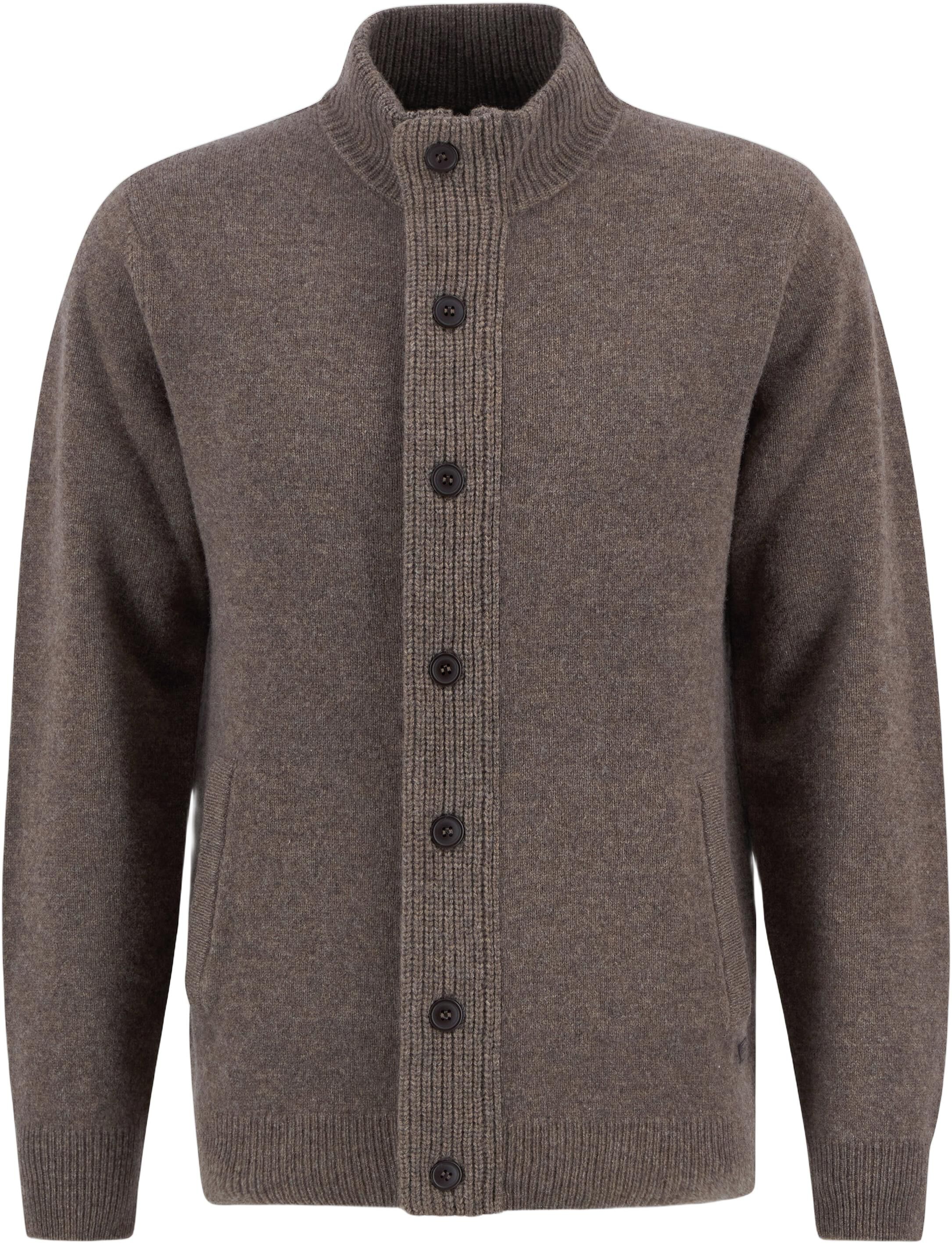 Barbour Essent Patch Zip Through Knitted Jumper Through Knit