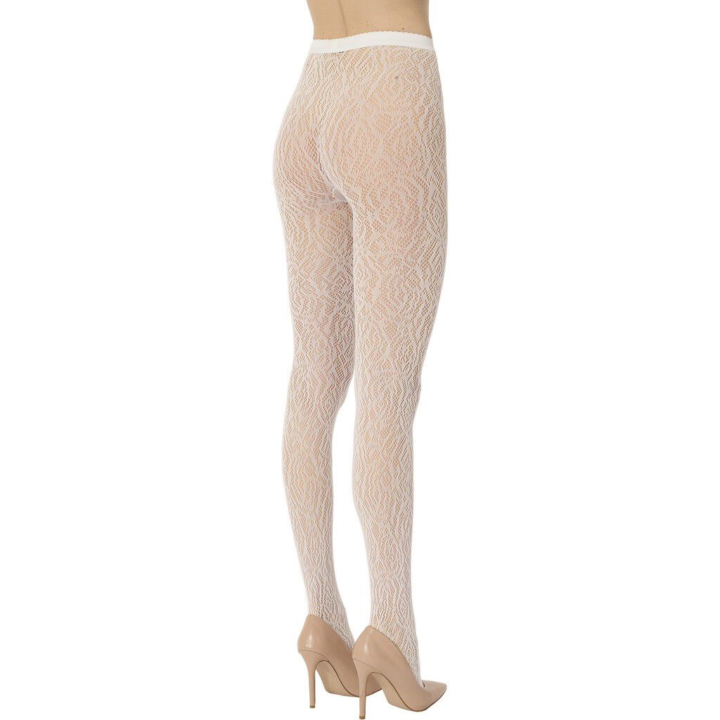 Rose Lace Effect Tights