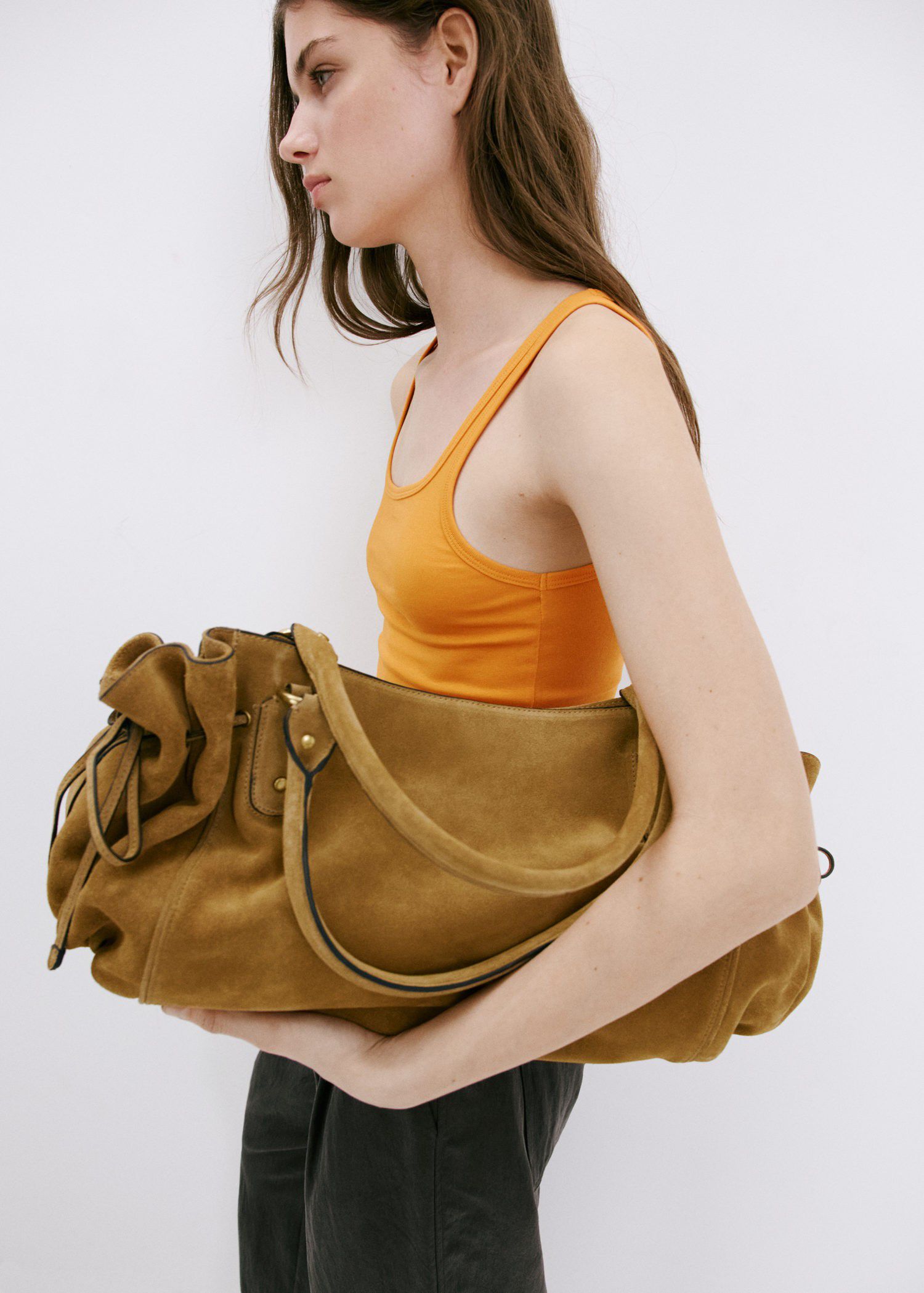 Fitted spaghetti strap top