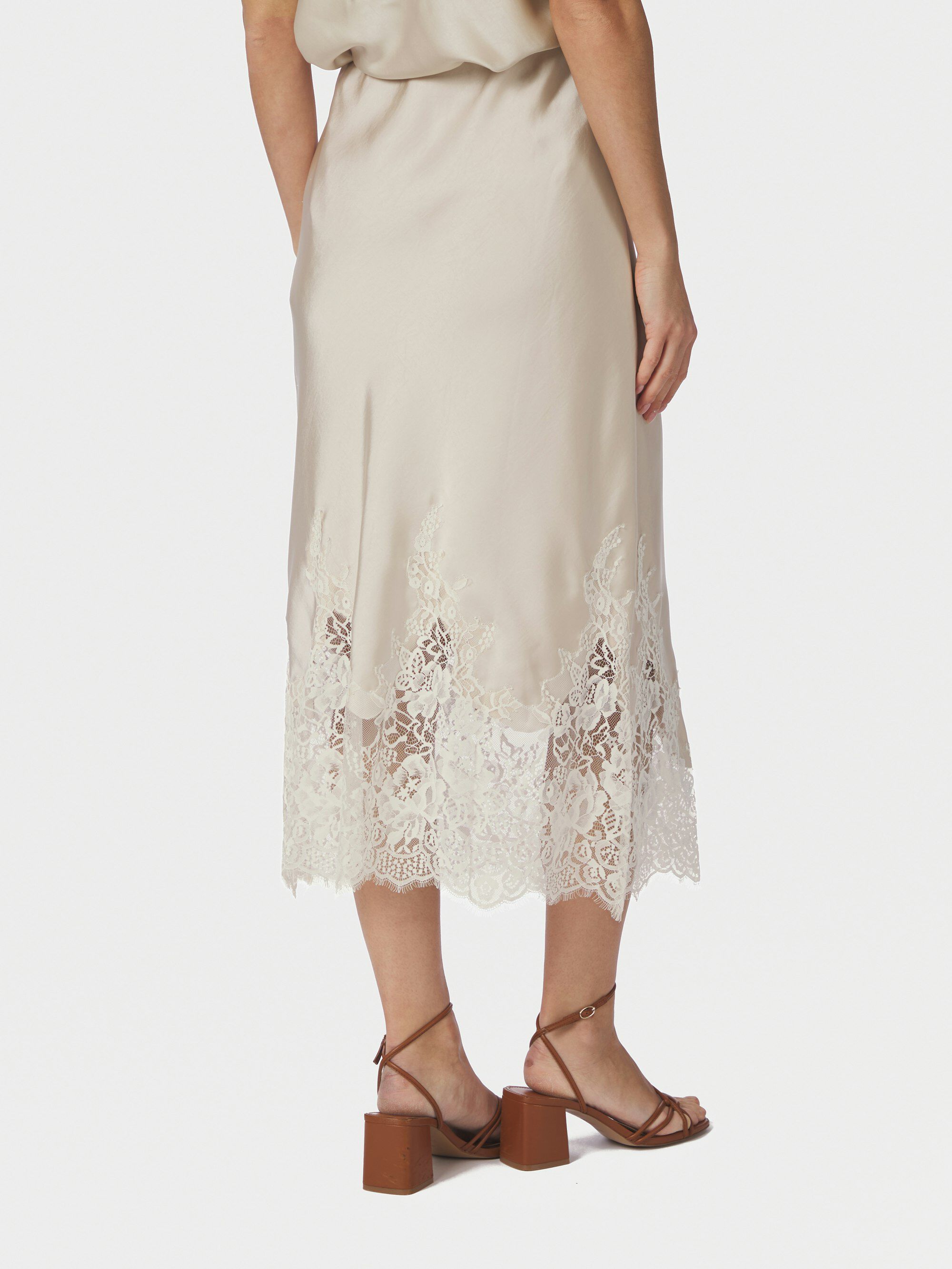 Yelina Heavy Sateen Skirt