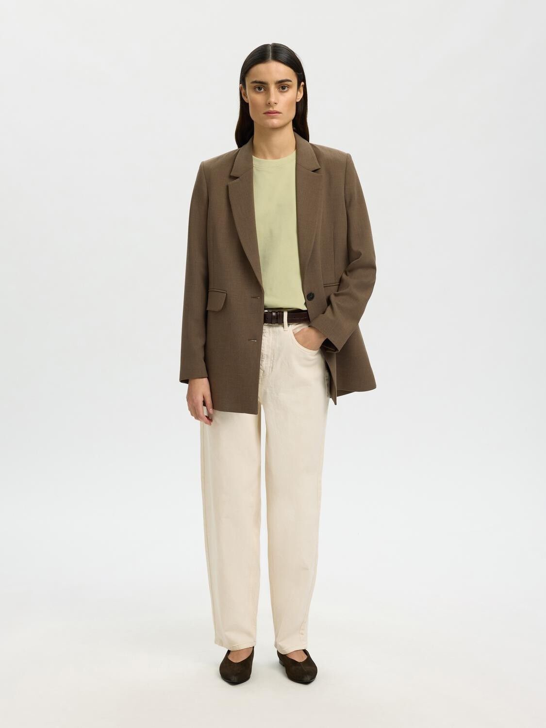 SLFESSENTIAL SS BOXY TEE NOOS