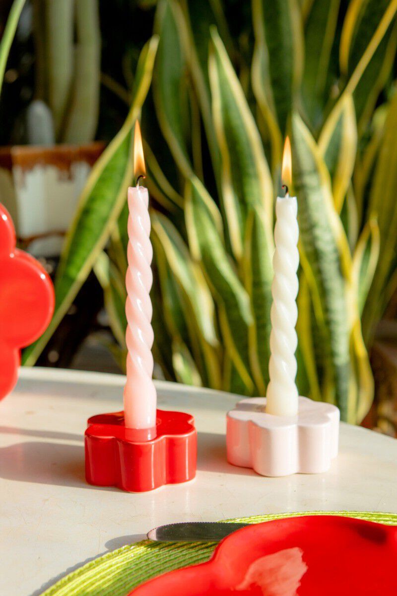 Lysestage - Daisy - Red