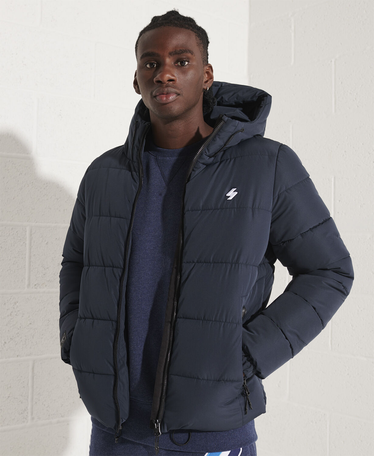 HOODED SPORTS PUFFER