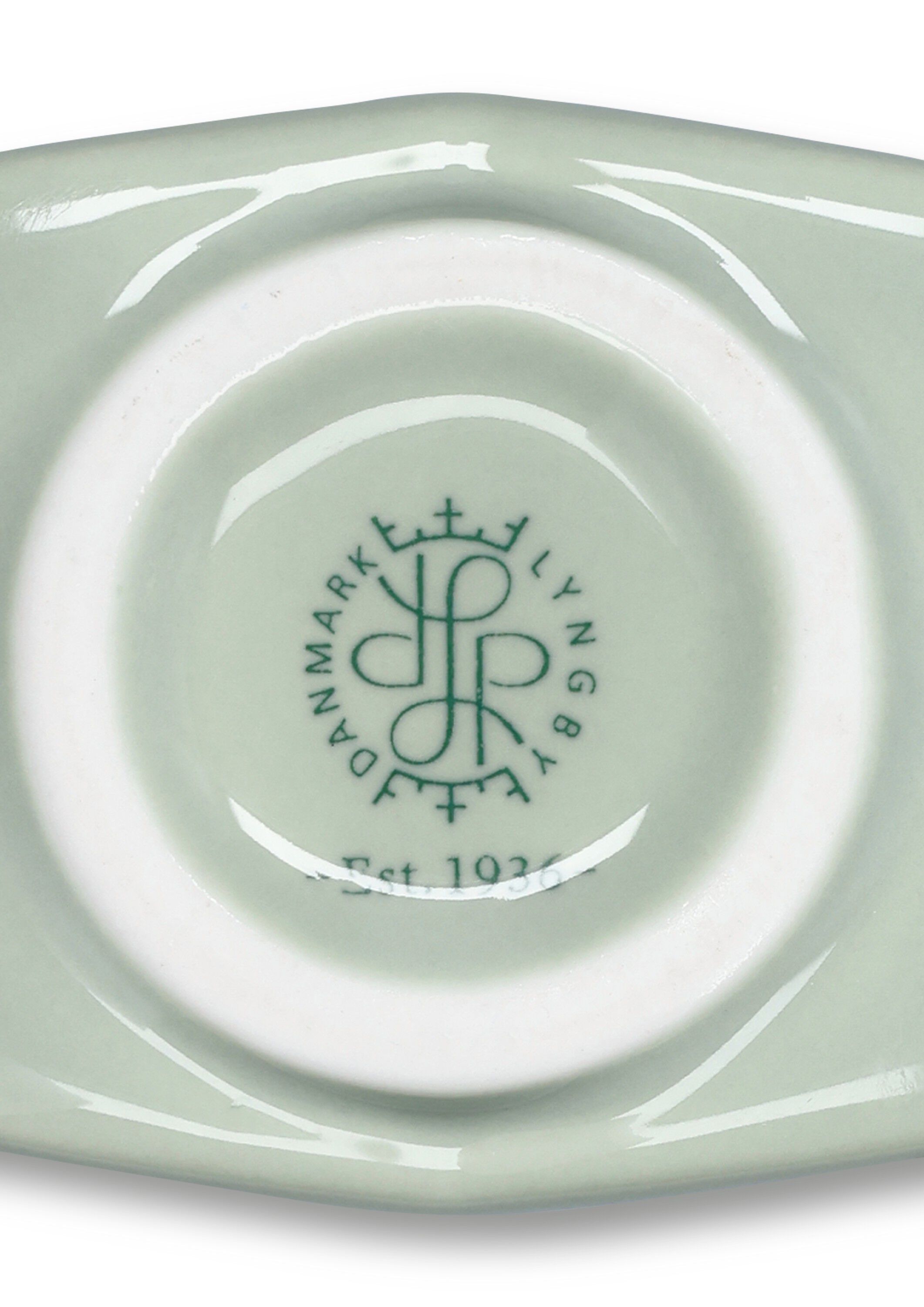 Flower Vase Snerle H14 cm gr&oslash;n porcel&aelig;n