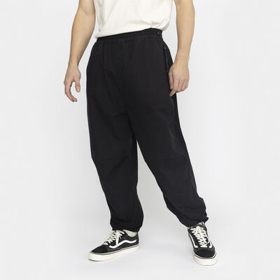 Parachute trousers with elastic waist