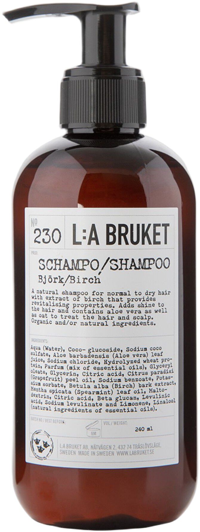 230 Schampo Bj&ouml;rk 240 ml