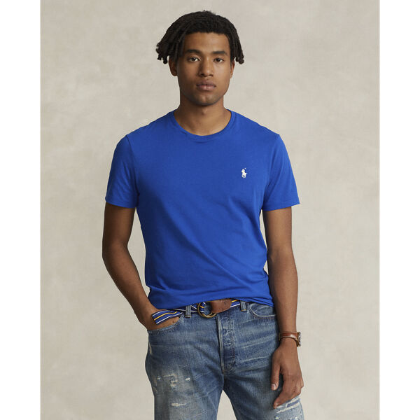 Custom Slim Fit Jersey Crewneck T-Shirt