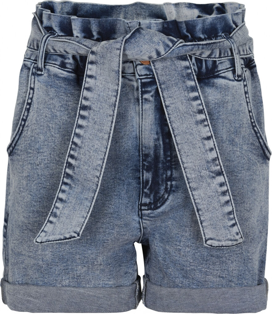 NAHLE HIGH WAIST DENIM SHORTS