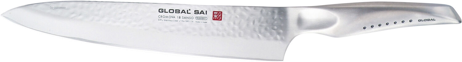 SAI-06 Kokkekniv, 25 cm, hamret