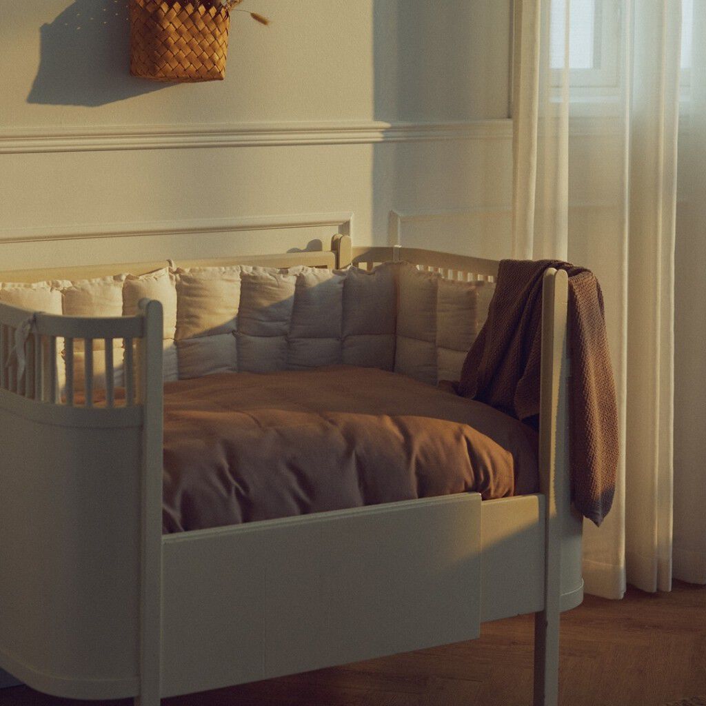 Pointelle knit blanket