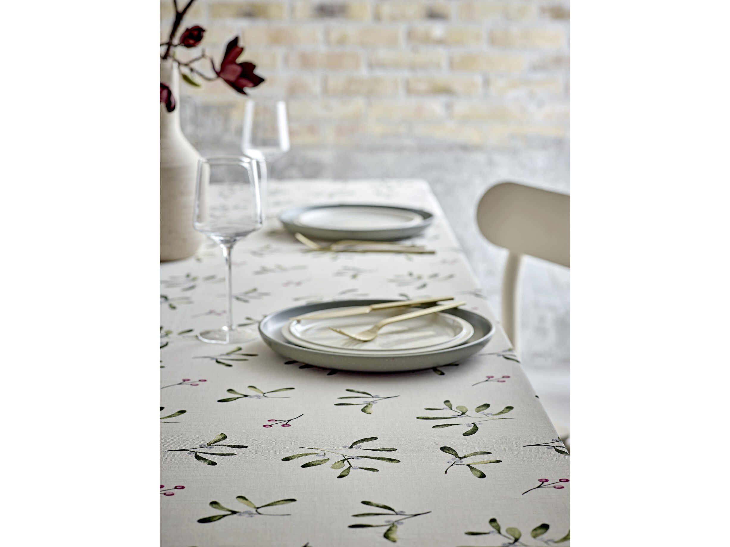 Julbordsduk 140x250 Mistletoe Nature