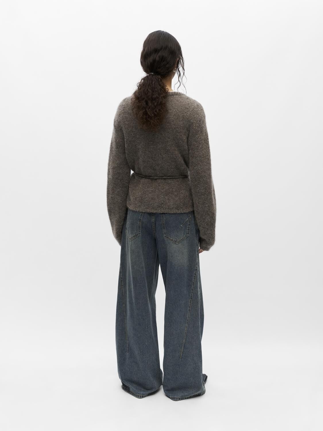 Objnete L/S Re Tie Cardigan Noos