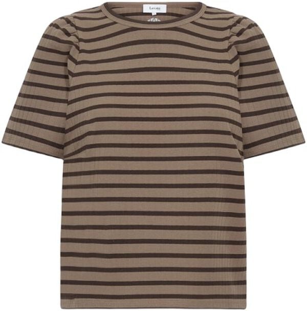 LR-NEDDIE 1 T-shirt Mørk brun
