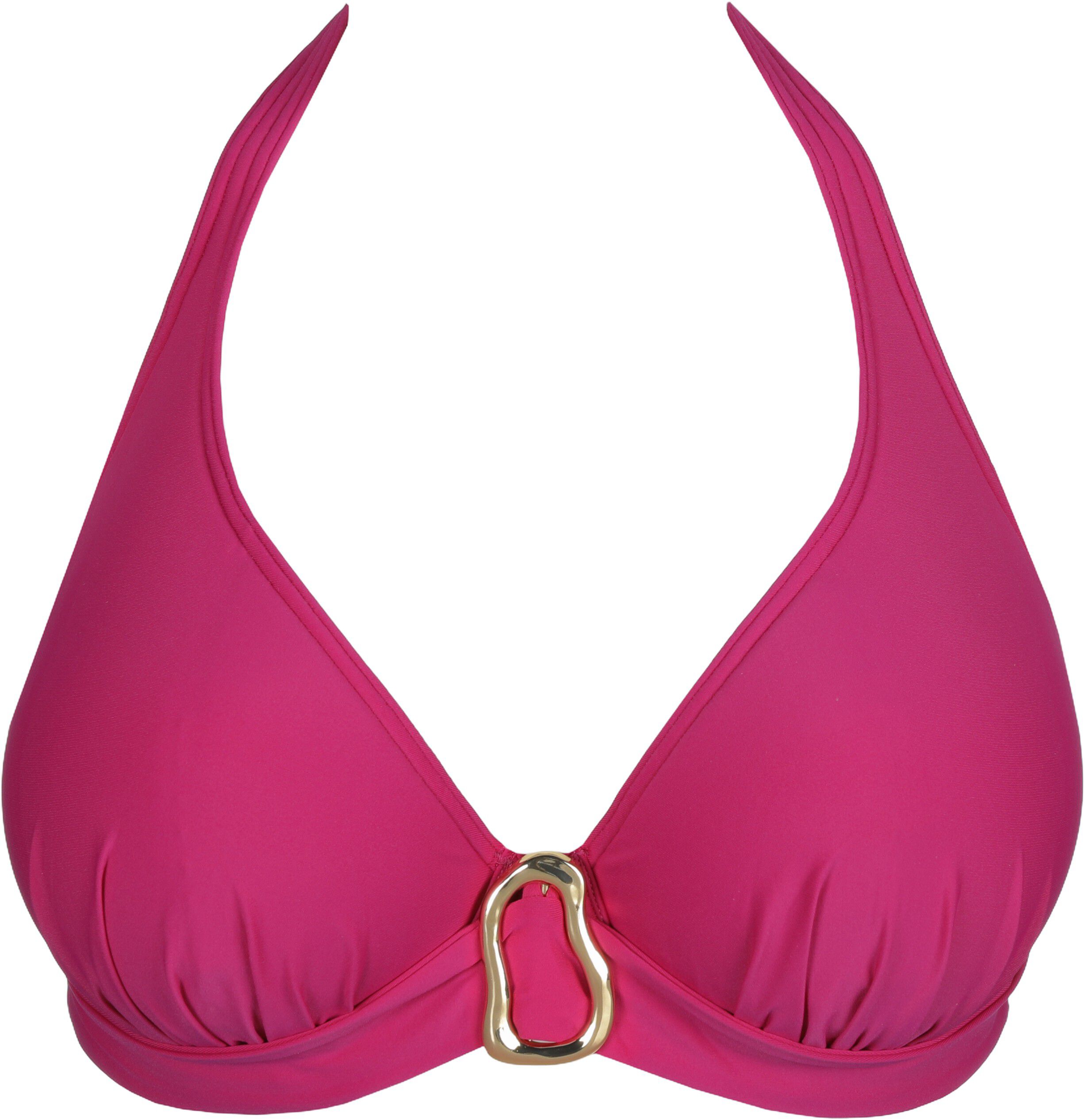 Uvita padded plunge bikini top