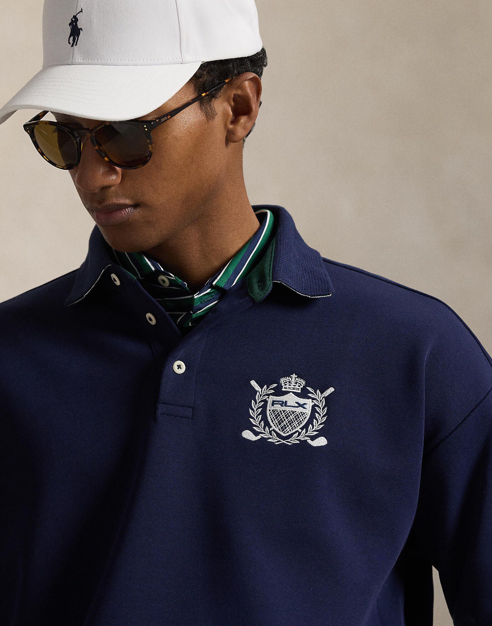 Relaxed Fit Crest Double-Knit Sweatshirt