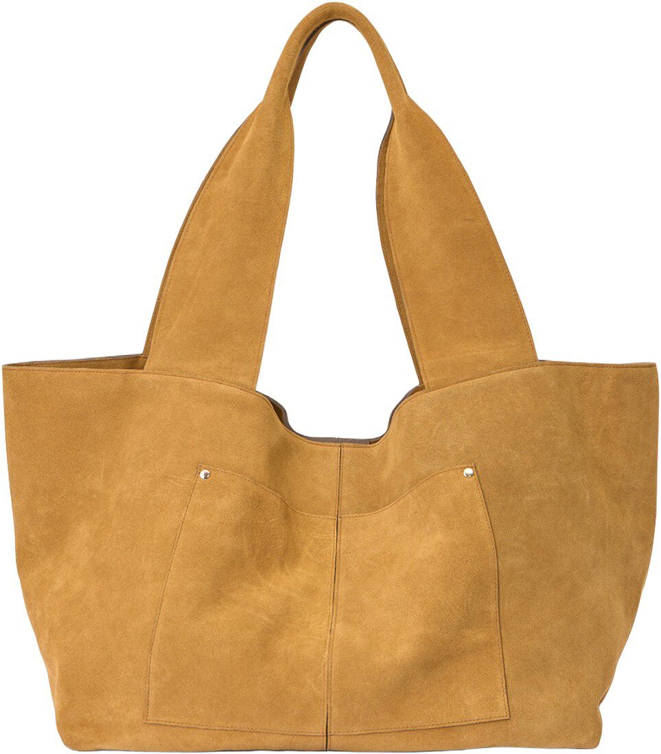 Heavy suede large bag - Semira