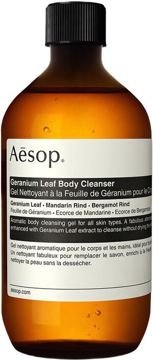 Geranium Leaf Body Cleanser 500mL with Screw Cap