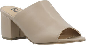 BIACATE Mule Faux Leather